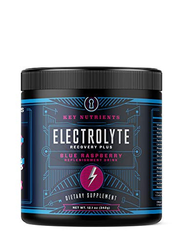 Electrolyte Powder Blue Raspberry Hydration Supplement  90 Servings Carb Calorie   Sugar Free Delicious Keto Replenishment Drink Mix 6 Key Electrolytes   Magnesium Potassium Calcium   More