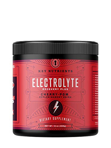 Electrolyte Powder Cherry Pom Hydration Supplement  90 Servings Carb Calorie   Sugar Free Delicious Keto Replenishment Drink Mix 6 Key Electrolytes   Magnesium Potassium Calcium   More