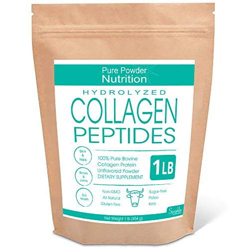 Collagen Peptides Powder 16oz Keto Paleo Friendly Non GMO and Gluten Free Pure Hydrolyzed Collagen Protein Powder Unflavored 1 LB Collagen Peptides Powder 16oz Keto Paleo Friendly Non GMO and Gluten Free Pure Hydrolyzed Collagen Protein Powder Unflavored 1 LB