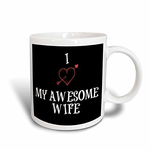 3dRose mug 172482 2 I Love My Awesome Wife Red Heart Black Background Ceramic Mug 15 Ounce 3dRose mug 172482 2 I Love My Awesome Wife Red Heart Black Background Ceramic Mug 15 Ounce