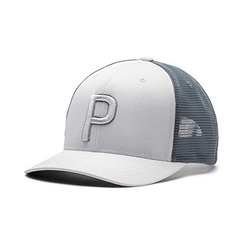 PUMA Golf 2020 Men s Trucker P Hat  Men s Bright WhiteOne Size