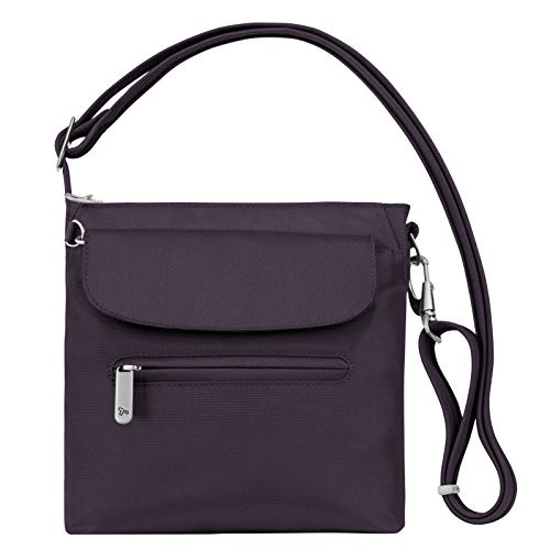 Travelon Anti Theft Classic Mini Shoulder Bag Purple One Size