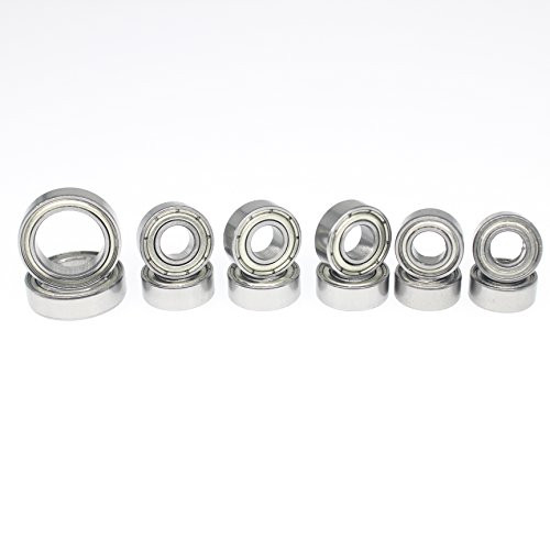 HobbyPark Metal Shielded Ball Bearings 5x11x4mm 10x15x4mm 5x10x4mm For AXIAL SCX10 Replacement Parts