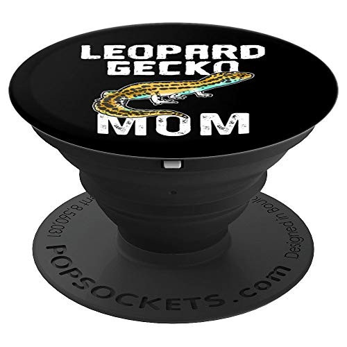 Leopard Gecko Graphic Lizard Lover Reptile Girl Mom Gift PopSockets Grip and Stand for Phones and Tablets