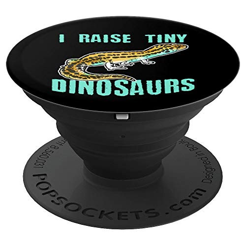 Leopard Gecko Pet Lizard Reptile Owner Gift Men Women Kids PopSockets Grip and Stand for Phones and Tablets