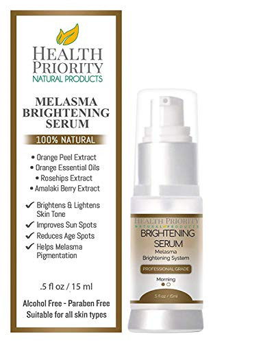 100  Natural   Organic Melasma Treatment for Face Best Brightening Serum for Lightening   Dark Spot Corrector   Hydroquinone   Kojic Acid Free Kit Serum   Cream to Fade and Remove Pigment Problems