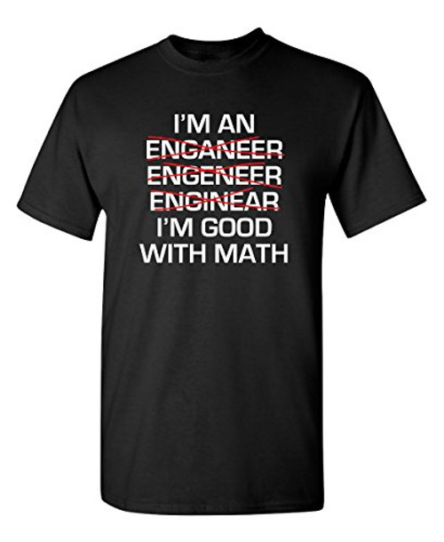 I m Good with Math Graphic Novelty Sarcastic Funny T Shirt M Black I m Good with Math Graphic Novelty Sarcastic Funny T Shirt M Black
