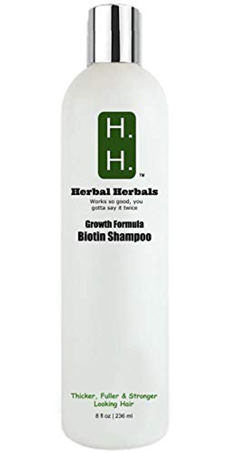 HERBAL HERBALS Biotin Shampoo for Hair Growth Strengthens All Hair Types Sulfate and Paraben Free Anti Hair Loss Volumizing Thickening Regrowth Formula For Men and Women 8oz HERBAL HERBALS Biotin Shampoo for Hair Growth Strengthens All Hair Types Sulfate and Paraben Free Anti Hair Loss Volumizing Thickening Regrowth Formula For Men and Women 8oz