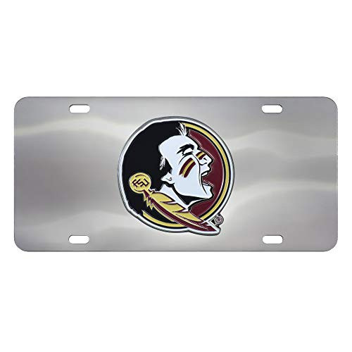 FANMATS NCAA Florida State Seminoles Die Cast License Platedie Cast License Plate Chrome 6 X12 FANMATS NCAA Florida State Seminoles Die Cast License Platedie Cast License Plate Chrome 6 X12