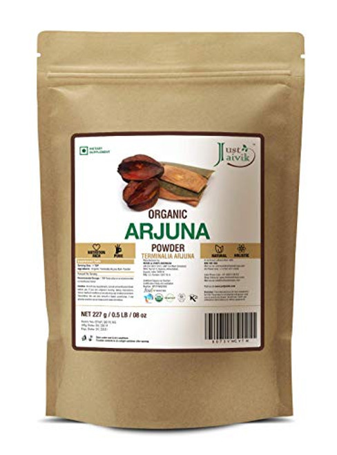 100 Organic Arjuna Bark Powder Terminalia Arjuna 1 2 LB 08 oz 227g USDA Certified Organic Biodegradable Resealable Zip Lock Pouch Traditional rejuvenative and Tonic for The Heart* 100 Organic Arjuna Bark Powder Terminalia Arjuna 1 2 LB 08 oz 227g USDA Certified Organic Biodegradable Resealable Zip Lock Pouch Traditional rejuvenative and Tonic for The Heart*