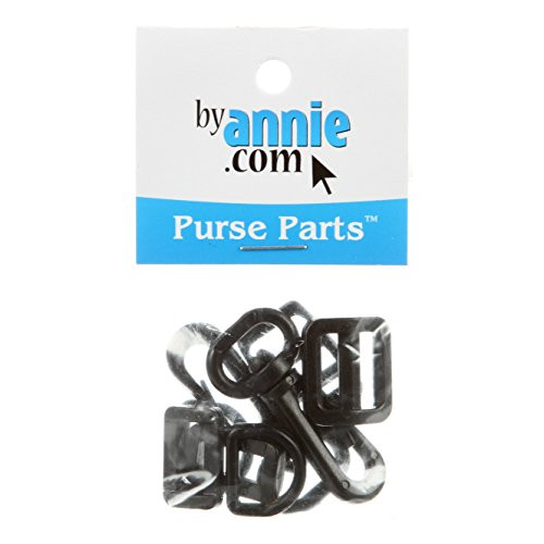 Patterns ByAnnie Hardware Set Black 1 2in