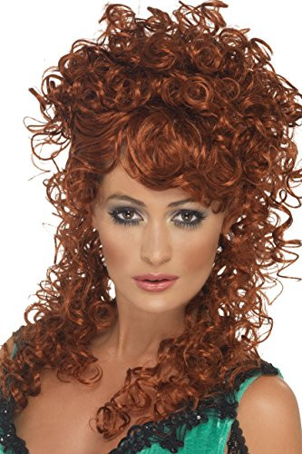 Smiffys womens Saloon Girl Costume Wig Auburn One Size US