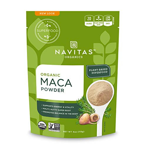 Navitas Organics Maca Powder 4 oz Bag  Organic Non GMO Low Temp Dried Gluten Free