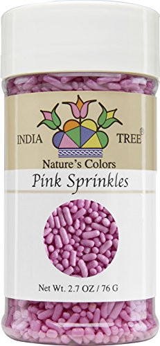 India Tree Nature s Colors Pink Sprinkles 27 Ounce