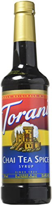 Torani Chai Tea Spice Syrup 750 ml 254 oz Torani Chai Tea Spice Syrup 750 ml 254 oz