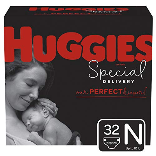 Huggies Special Delivery Hypoallergenic Baby Diapers Size Newborn 32 Ct