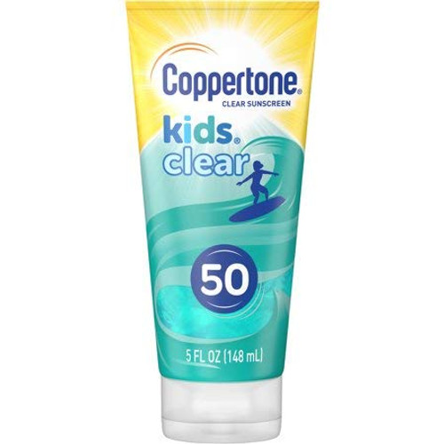 Coppertone Kids Clear Blue SPF 50 Sunscreen Lotion 5 Fl Oz Pack of 2 Coppertone Kids Clear Blue SPF 50 Sunscreen Lotion 5 Fl Oz Pack of 2