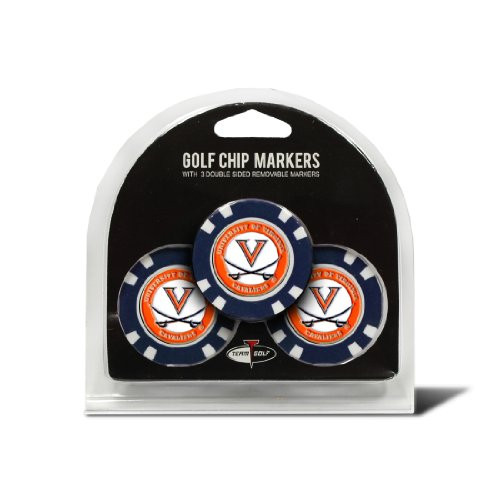 NCAA Virginia Cavaliers 3 Pack Golf Chip Ball Markers