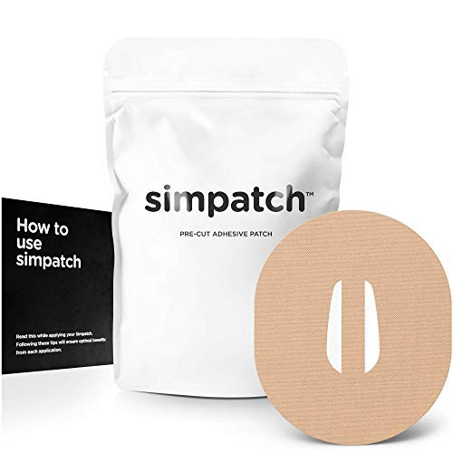SIMPATCH  Dexcom G6 Adhesive Over Patch  25 Pack   Beige