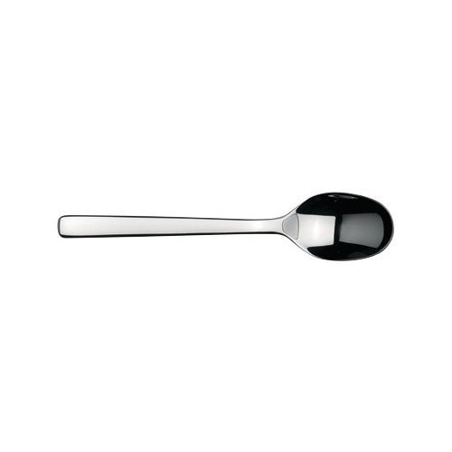 Alessi Ovale Tea Spoons in 18 10 Stainless Steel Mirror Polished Set of 4 Silver Alessi Ovale Tea Spoons in 18 10 Stainless Steel Mirror Polished Set of 4 Silver