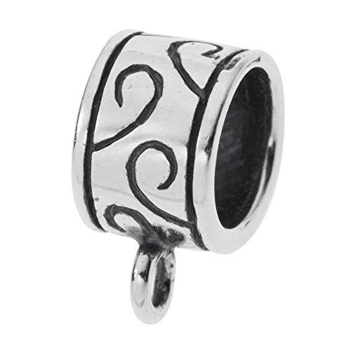 925 Sterling Silver Pendant Charm Connector Slide for European Charm Bracelets 925 Sterling Silver Pendant Charm Connector Slide for European Charm Bracelets