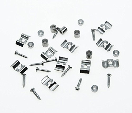 KAISH 5sets Electric Guitar String Trees Guitar String Retainer for Strat Tele Chrome