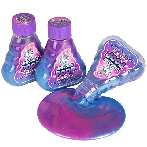 Kangaroo's Super Cool Unicorn Poop Slime, 3 Pack