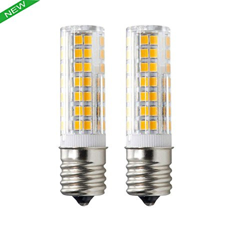 New e17 bulb, Dimmable E17 LED (88SMD) 6W, 120v 60W Equivalent, Microwave Appliance Compatible Bulb (Pack of 2) (Warm White, 6W-E17) New e17 bulb, Dimmable E17 LED (88SMD) 6W, 120v 60W Equivalent, Microwave Appliance Compatible Bulb (Pack of 2) (Warm White, 6W-E17)