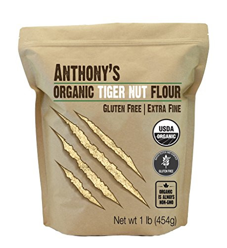 Anthony s Organic Tiger Nut Flour 1 lb Gluten Free Non GMO Paleo Friendly