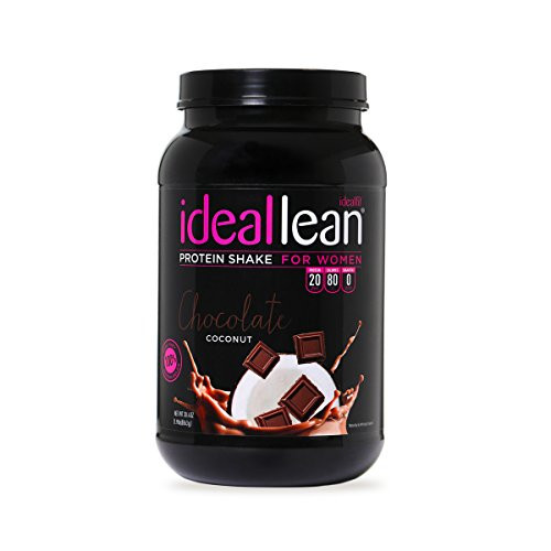 IdealLean Nutritional Protein Powder for Women 20g Whey Protein Isolate Supports Weight Loss Healthy Low Carb Shakes with Folic Acid Vitamin D 30 Servings Chocolate Coconut IdealLean Nutritional Protein Powder for Women 20g Whey Protein Isolate Supports Weight Loss Healthy Low Carb Shakes with Folic Acid Vitamin D 30 Servings Chocolate Coconut