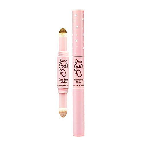 ETUDE HOUSE Dear Girls Cute Eyes Maker   2 Step Perfect Eyes Makeup   Cute Makeup with Argan Oil that keeps your Skin Moisturized   Kbeauty