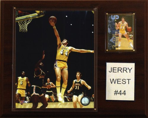 NBA Jerry West Los Angeles Lakers Player Plaque