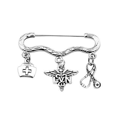 FOTAP Nurse Gift Medical Caduceus Brooch Gift for RN MA LVN LPN Nurse Graduation Gift LVN pin FOTAP Nurse Gift Medical Caduceus Brooch Gift for RN MA LVN LPN Nurse Graduation Gift LVN pin