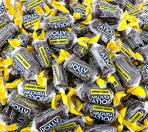 Sunny Island Jolly Rancher Hard Candy Grape Flavor Cholesterol Free Candy 2 Pounds Pack