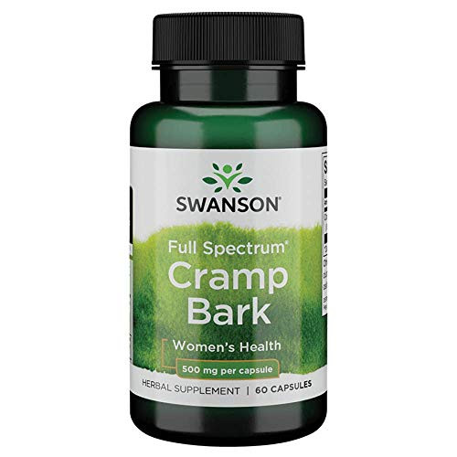 Swanson Full Spectrum Cramp Bark 500 Milligrams 60 Capsules