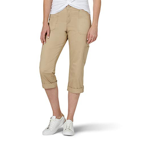 Lee Women s Flex to Go Cargo Capri Pant Safari 10