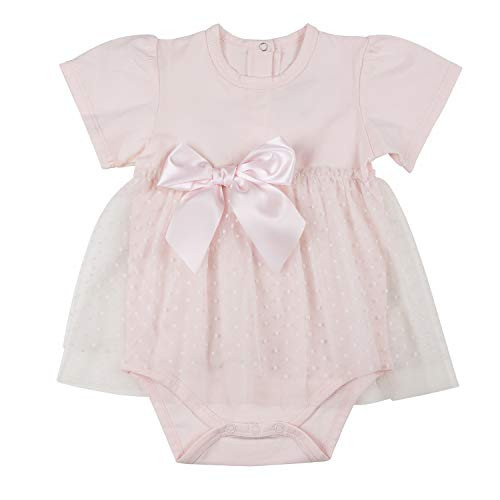 Stephan Baby Snap Dress Style Diaper Cover Tulle Skirted Blush Pink Fits 6 12 Months