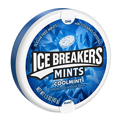 ICE BREAKERS MINTS COOLMINT 15 Ounce Containers  Pack of 16