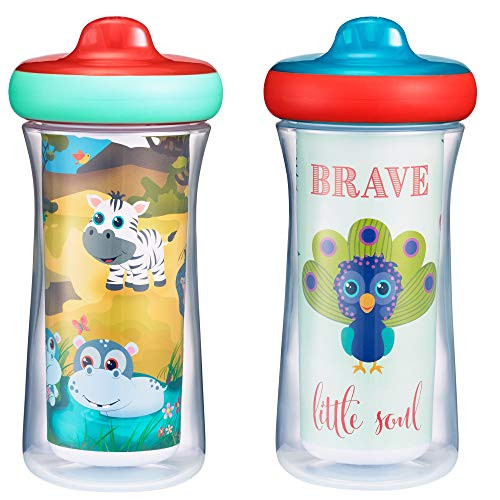 The First Years Insulated Sippy Cups 9 Oz   2 Pack