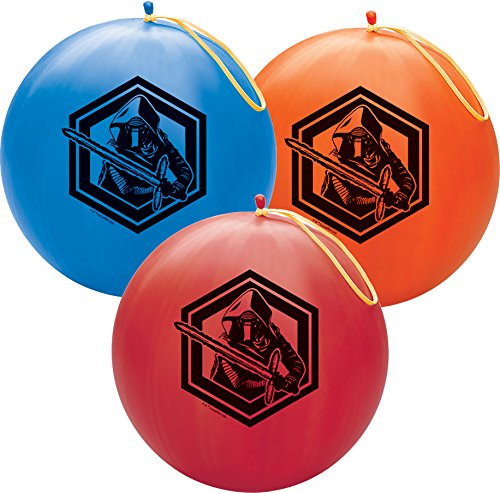 Qualatex 22608 Licensed Star Wars  the Force Awakens Punch Latex Balloons Multicolored
