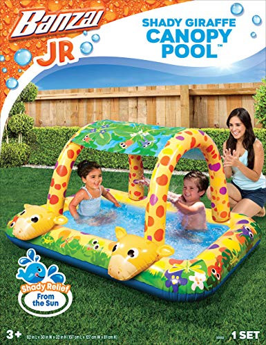 BANZAI Shady Giraffe Canopy Pool