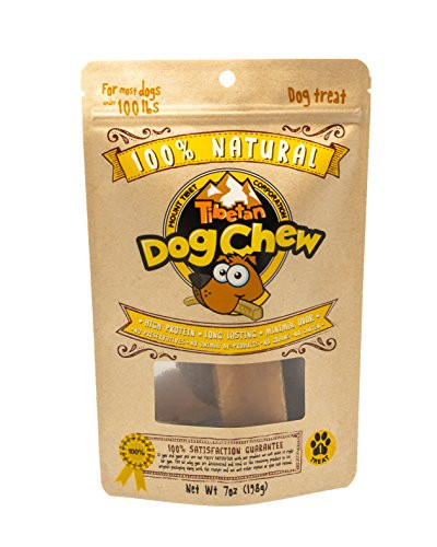 Tibetan Dog Chew 100  Natural Dog Chew Jumbo 1 chew per pack 7 oz