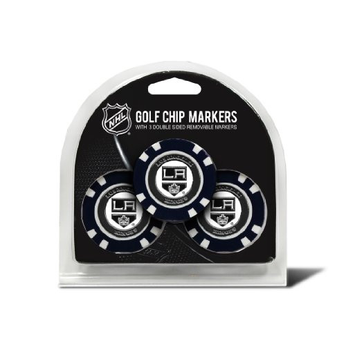 NHL Los Angeles Kings 3 Pack Golf Chip Ball Markers NHL Los Angeles Kings 3 Pack Golf Chip Ball Markers