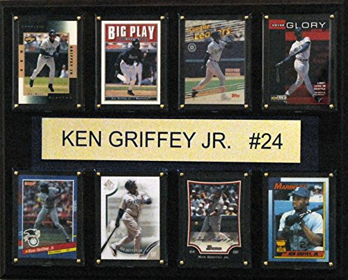 MLB Seattle Mariners Ken Griffey Jr Seattle Mariners 8 Card Plaque 12 x 15 Inch