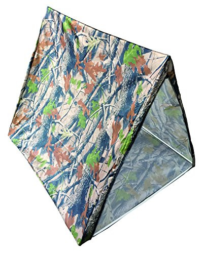 POCO DIVO Kids Hunting Tent Forest Camouflage Triangle Play Tent Children Pretend Playhouse