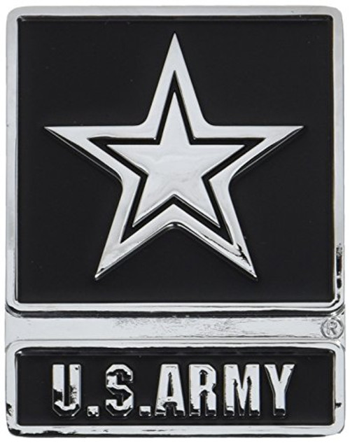 Elektroplate US Army Chrome Auto Emblem Elektroplate US Army Chrome Auto Emblem