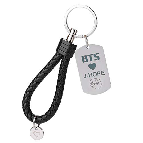 Kpop BTS Bangtan Boys Stainless Steel Keychain for Army Gifts  J Hope