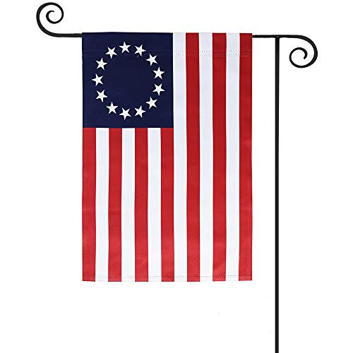 KPP 12x18 inch American Garden Flag US 13 Star Betsy Ross Garden Flag Premium Double Sided Outdoor Yard Lawn Small Decor  12 x 18 inch