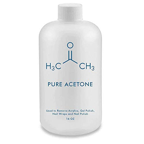 LAB118 Pure Acetone Acrylics Gel Polish Nail Wraps and Nail Polish Remover 16 fl oz  1PK