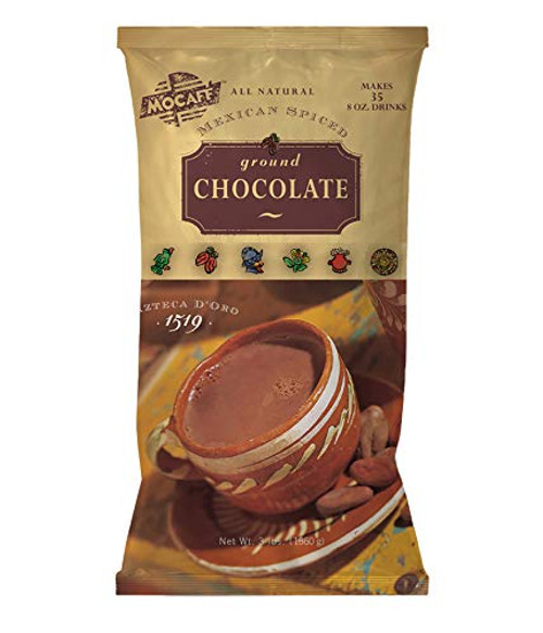 Mocafe Azteca D oro 1519 Mexican Spiced Ground Chocolate 3 Pound Bag